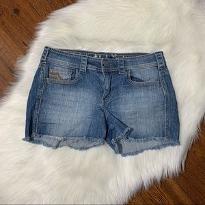 Industrial Cotton Jean Shorts.